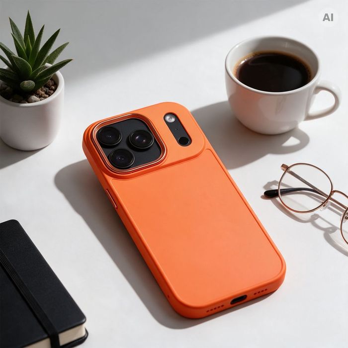 Etui na iPhone 18 Pro Max / 17 Pro Max Frame orange