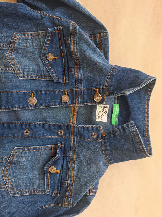 Джинсовий піджак BENETTON 150 CM дитяча для хлочиків