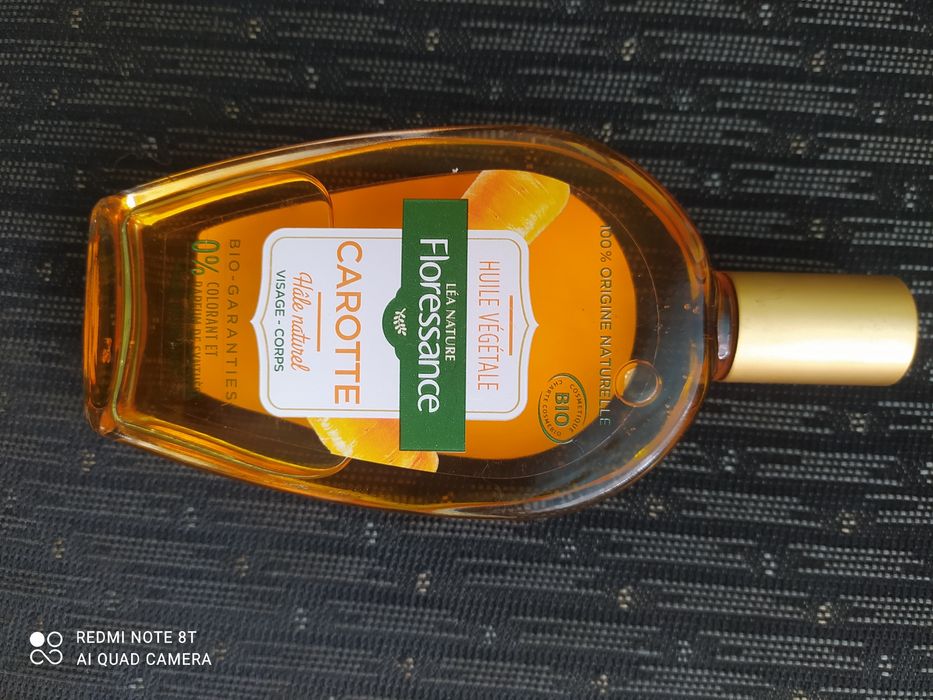 Olejek do opalania marchewkowy