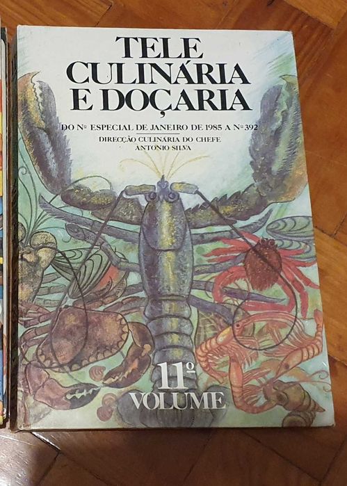 Livros de teleculinária e Doçaria-Chef Silva