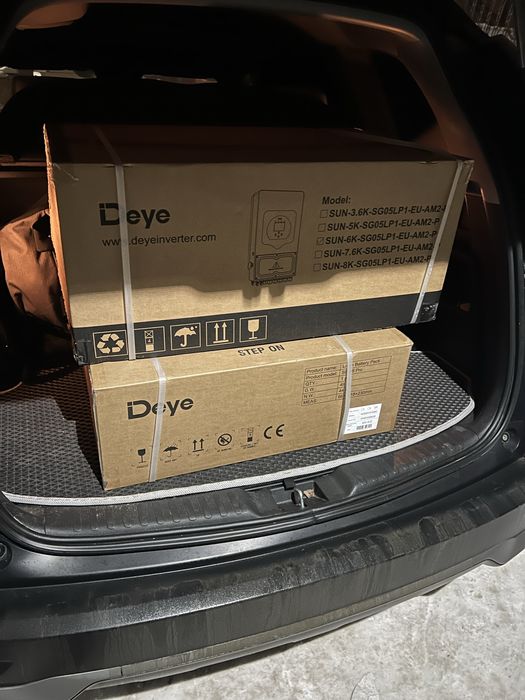 Гібридний інвертор  Deye 6kw/8kw/10/12/15/16/20/25/30квт і акб deye 5/12/16 kw