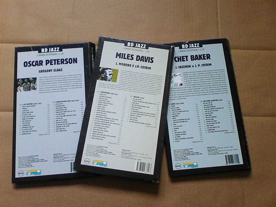 3 BD Jazz livro com 2 cds
