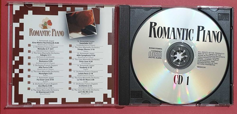 CD - Romantic Piano - CD 1