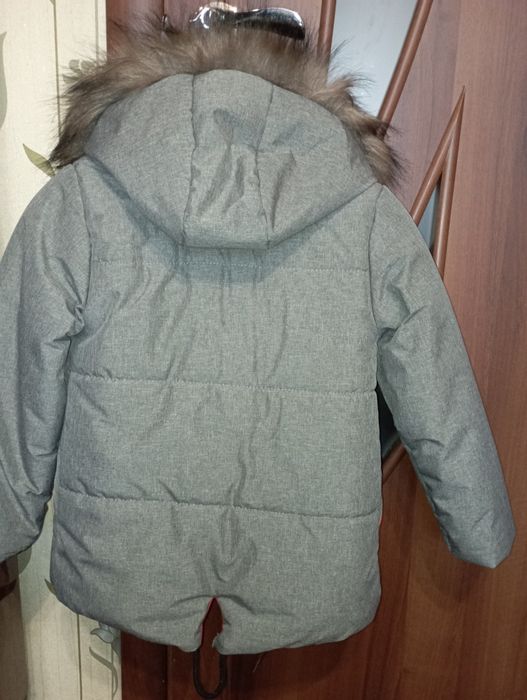 Куртка зимова дитяча на овчині на хлопця 5-7 р.