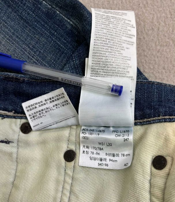 Spodenki Levi's 511 roz. 31/32