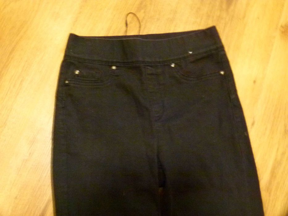 NOWE Primark spodnie jeans jegginsy czarne rozm 32 XXS