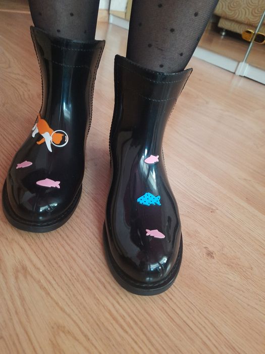 Резиновые сапоги-ботильоны