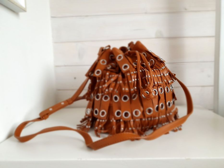 MANGO torebka karmelowa