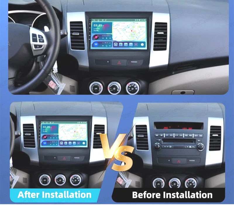 RÁDIO GPS ANDROID 13 PEUGEOT 4007 07-12
