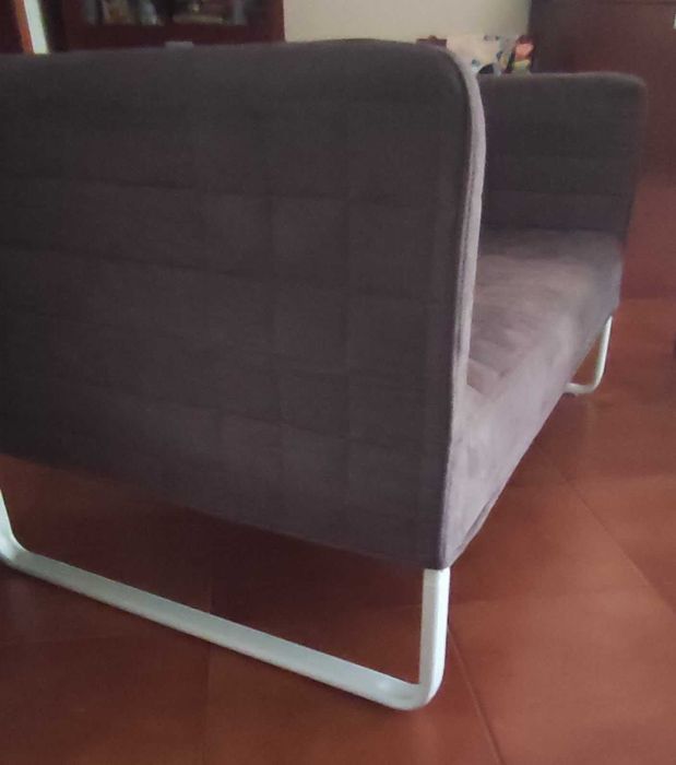 Sofá 2 lugares IKEA KLIPPAN cinzento antracite