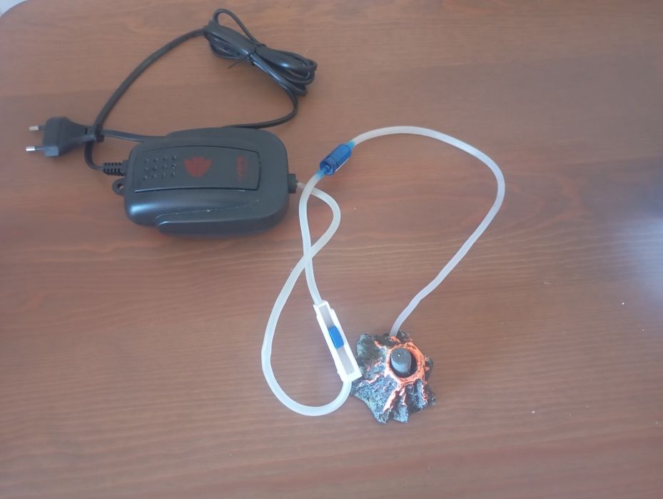 Aquário de Vidro Usado - Kit Completo com Filtro, Luz LED e Bomba de Ar