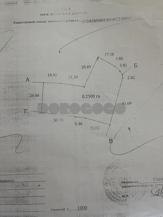 Продаж землі 45 соток +тарасова хата під інд.будівництво с-ще Розкішна
