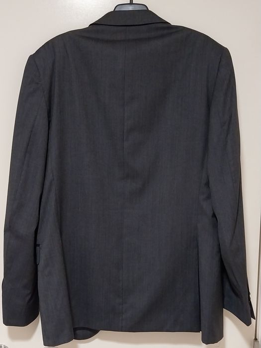 Blazer Massimo Dutti Azul/Cinza N 52 2 Botões