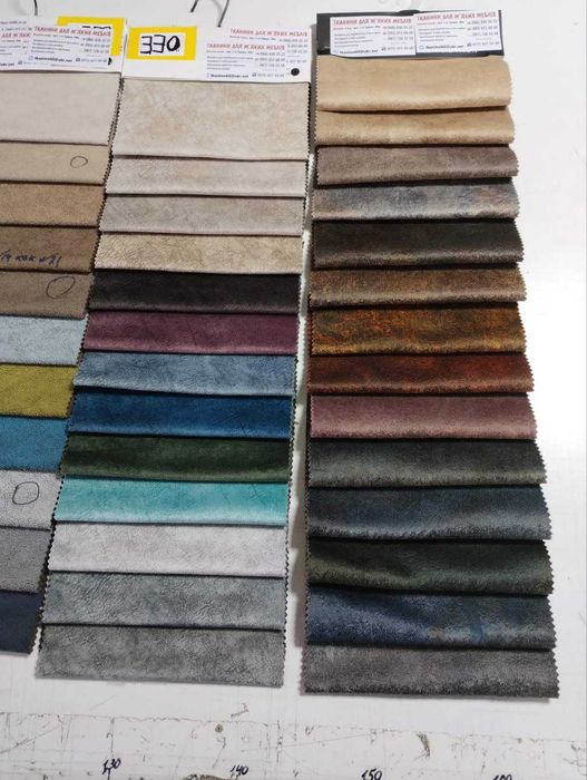 Меблеві тканини і фурнітура для виготовлення м"яких меблів