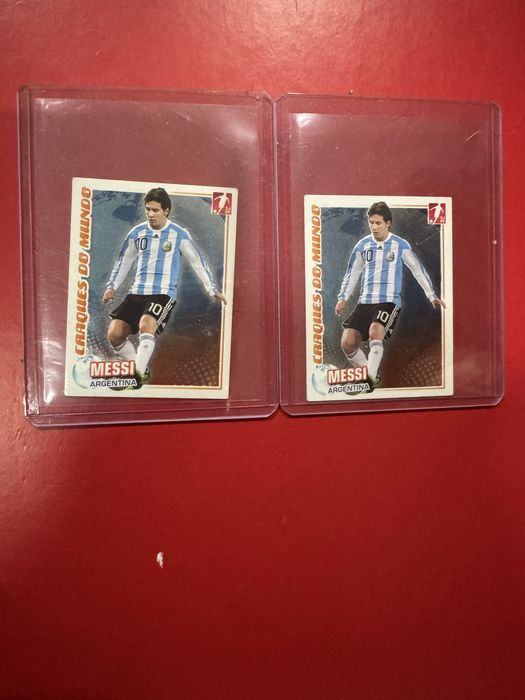 Lionel Messi Argentina Panini cromo #352 Liga Portugal 2010-11 Craques do Mundo
