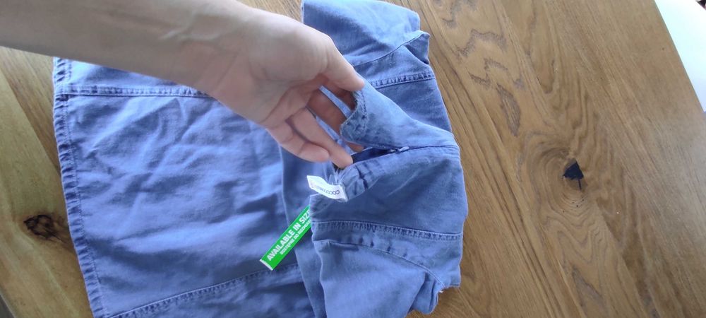 Sukienka jeansowa dla dziewczynki nowa 128 coccodrillo
