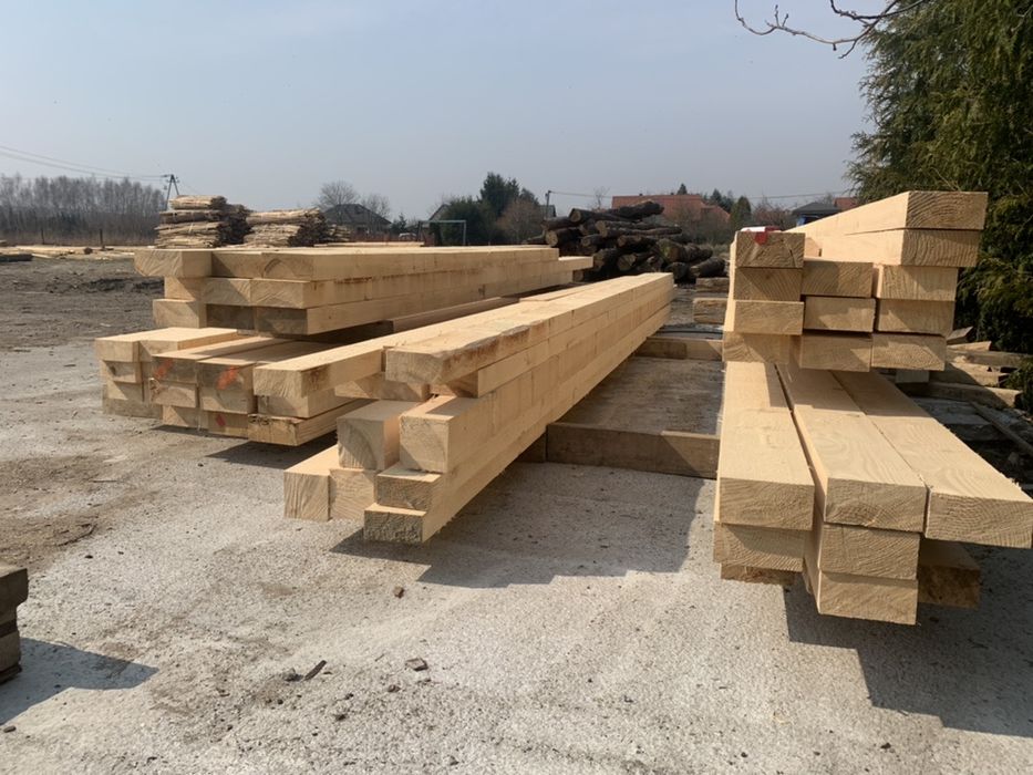 Więźba dachowa, deski, kantówki