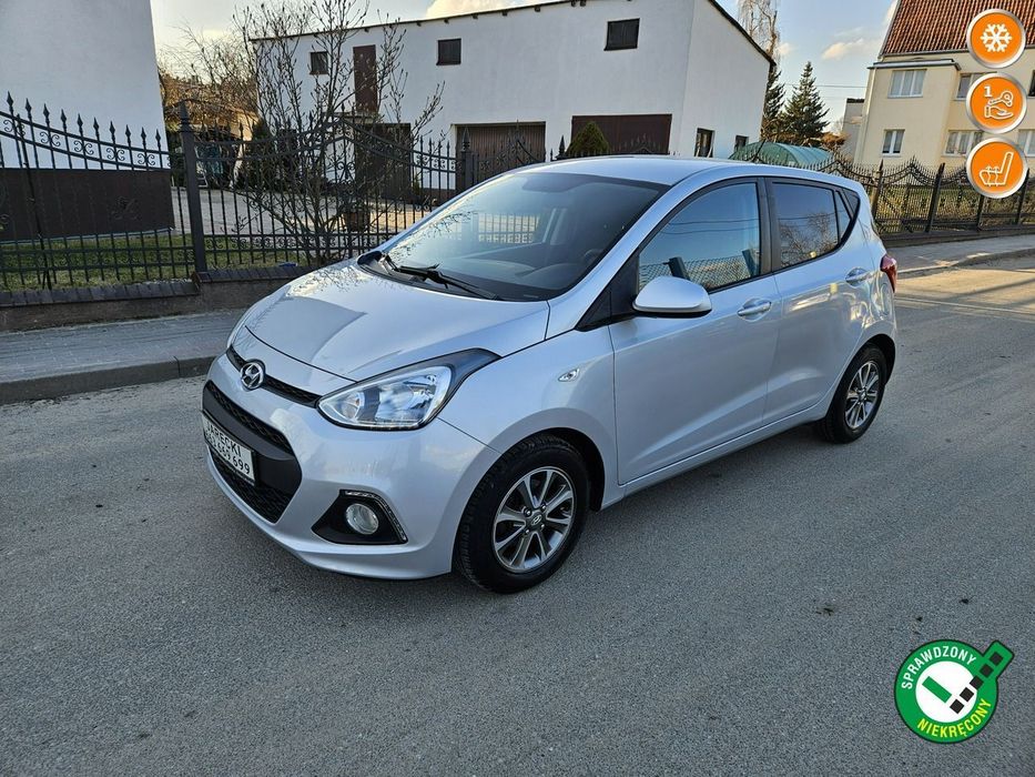 Hyundai i10 Opłacony Zadbany  Serwisowany Bogaty 1 Wł Po Serwisie