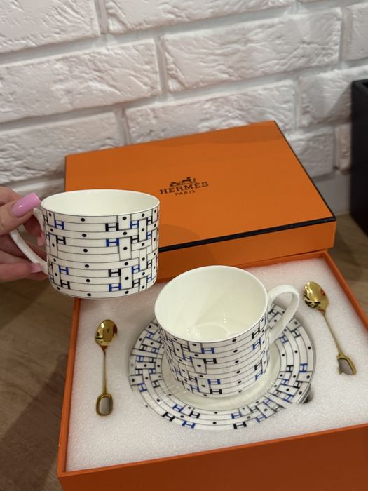 Набори посуду для чаю кави hermes mosaïque чайний кофейний набір