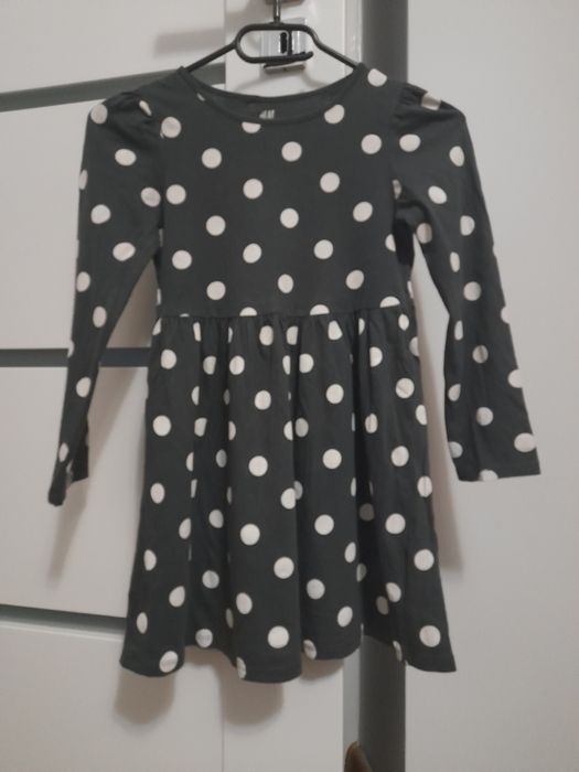 Sukienka dziewczęca H&M w grochy