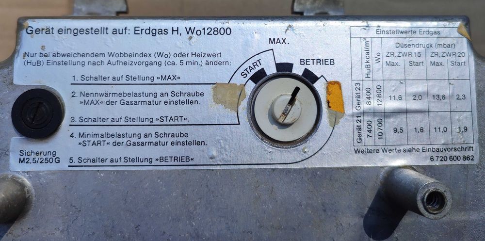 Junkers ZR, ZWR moduł sterujący, sterownik pieca