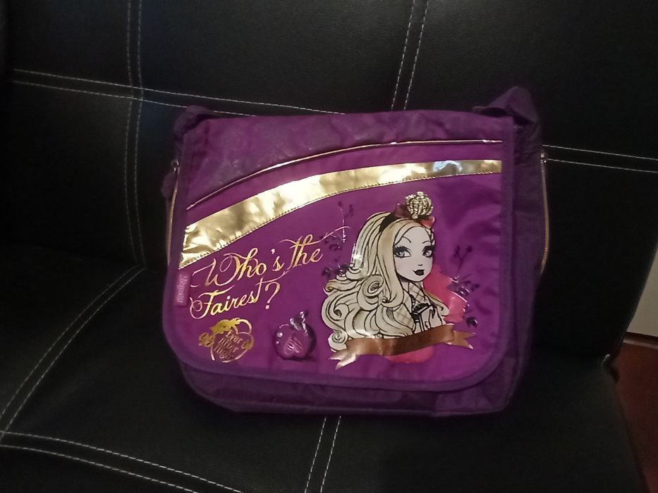 детская фиолетовая сумка