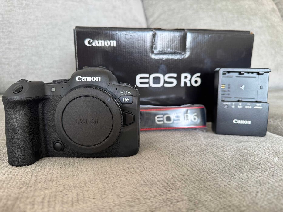 Aparat Canon R6 body, jak nowy, <3 tys. zdjęć