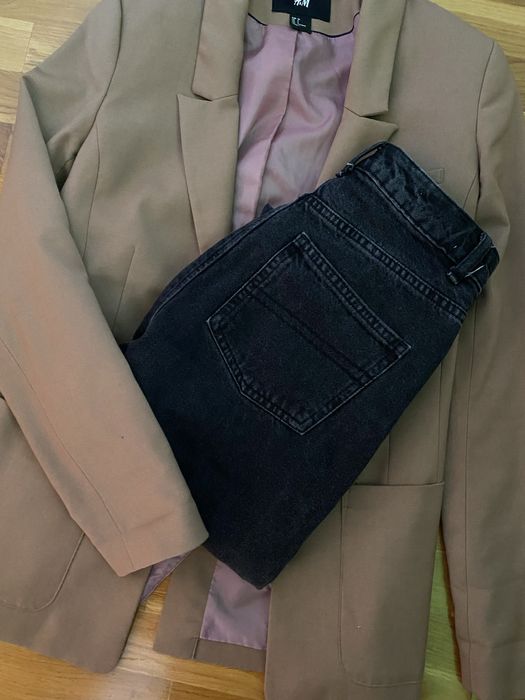 Джинси МОМ чорні