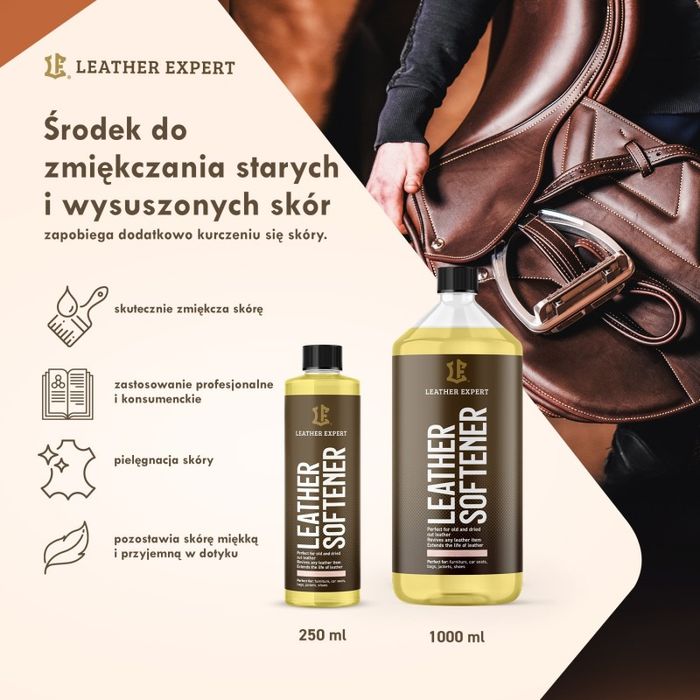 leather expert softener zmiękczanie skór 250ml le-15-s250