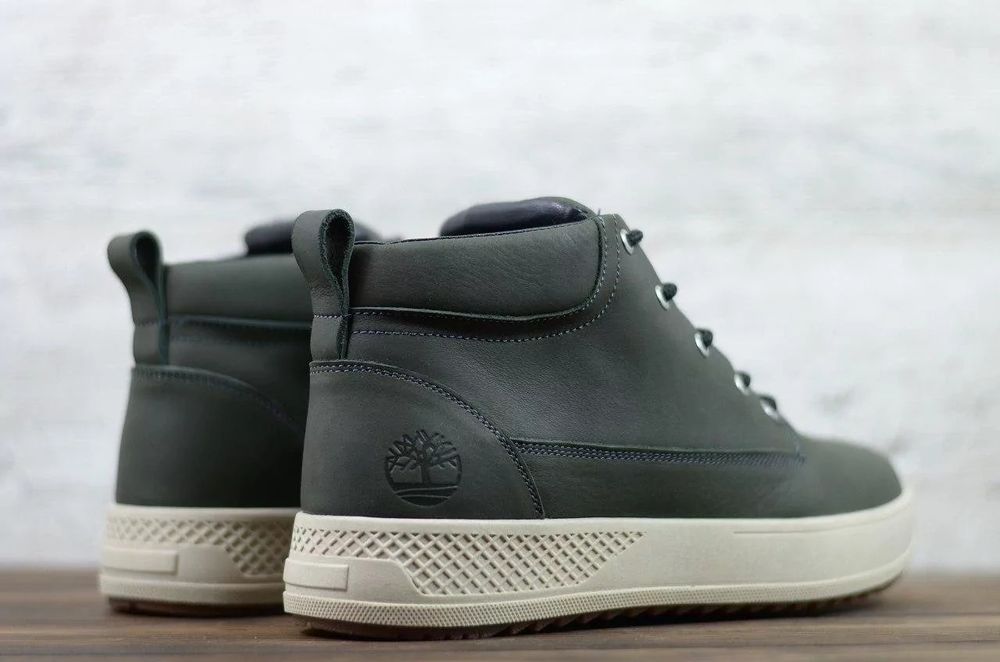 Зимние ботинки -20° Timberland хаки мех