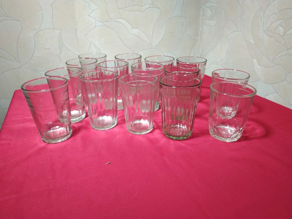 стаканы  граненый разные советское производство