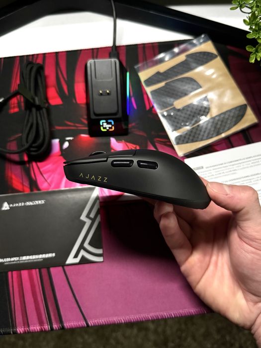 • Миша ігрова Ajazz AJ179 Apex Black 8K Гц / Huano •