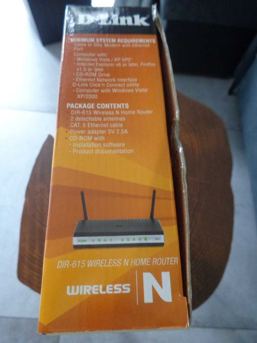 D-Link Router Wi-Fi N300
DIR-615 Router Wi-Fi N 300Mbps