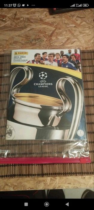Cadernetas Champions League(ler descrição)
