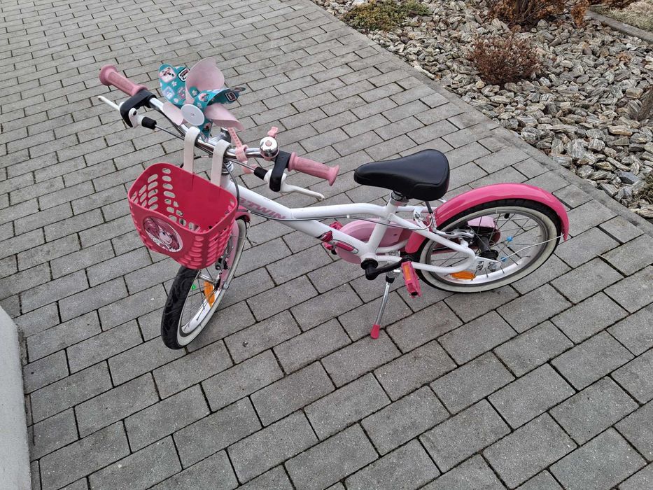 Rower 16 cali btwin dla dziewczynki
