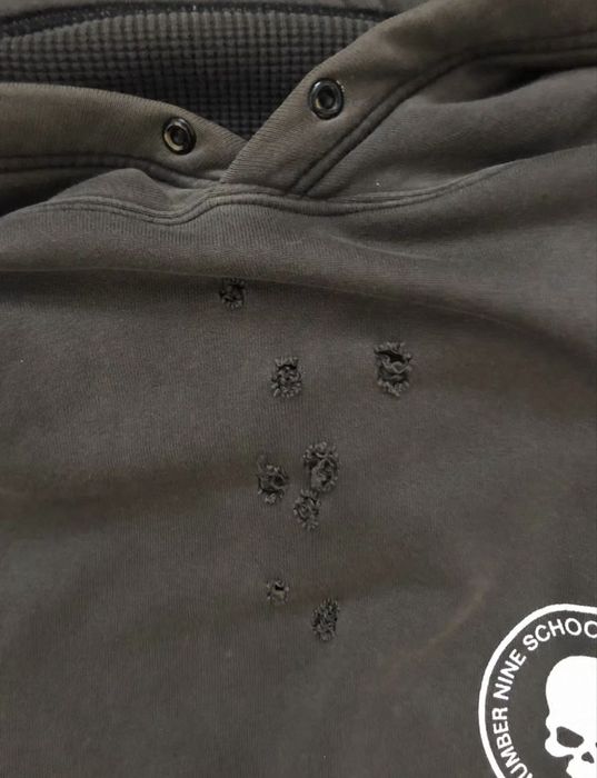 S-М. Number (N)ine Shield hoodie