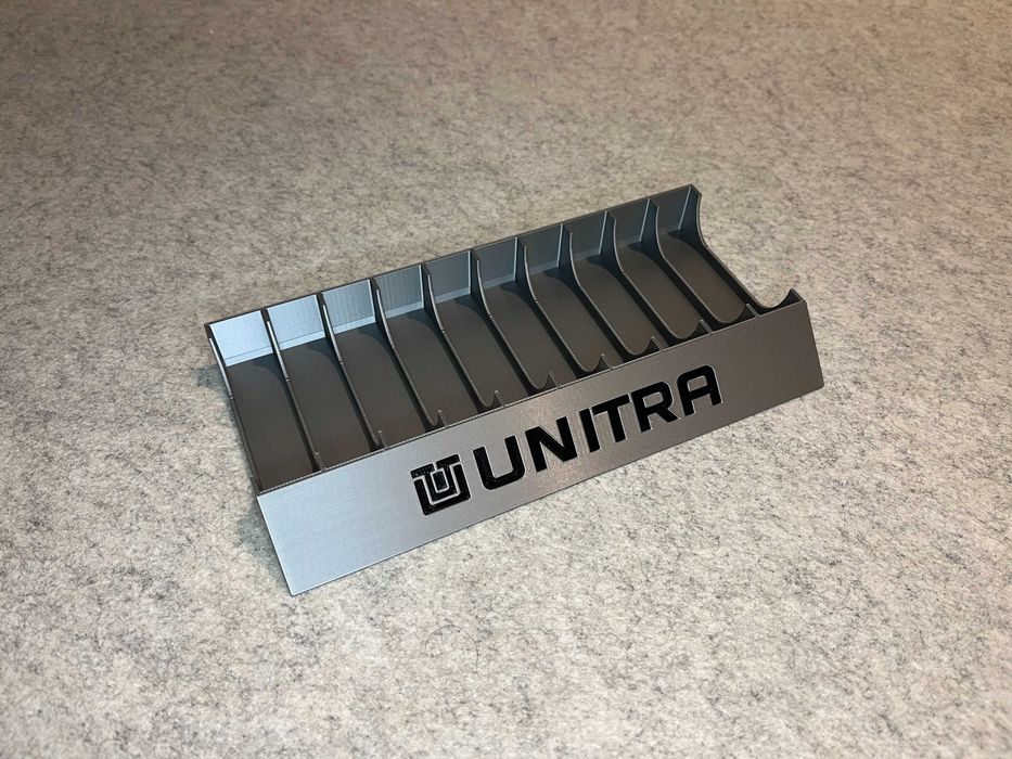 3x Stojak podstawka na kasety magnetofonowe Unitra