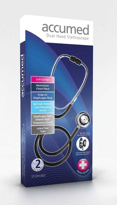 Estetoscópios novos da marca Suíça Accumed