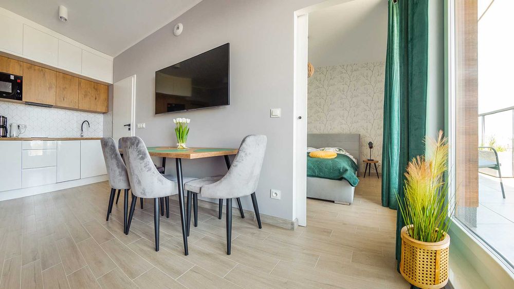 Apartament 4-osobowy Władysławowo TARAS/WIDOK