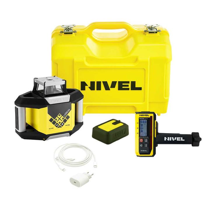 Niwelator Nivel System Laser obrotowy NL320R DIGITAL praca ze spadkami