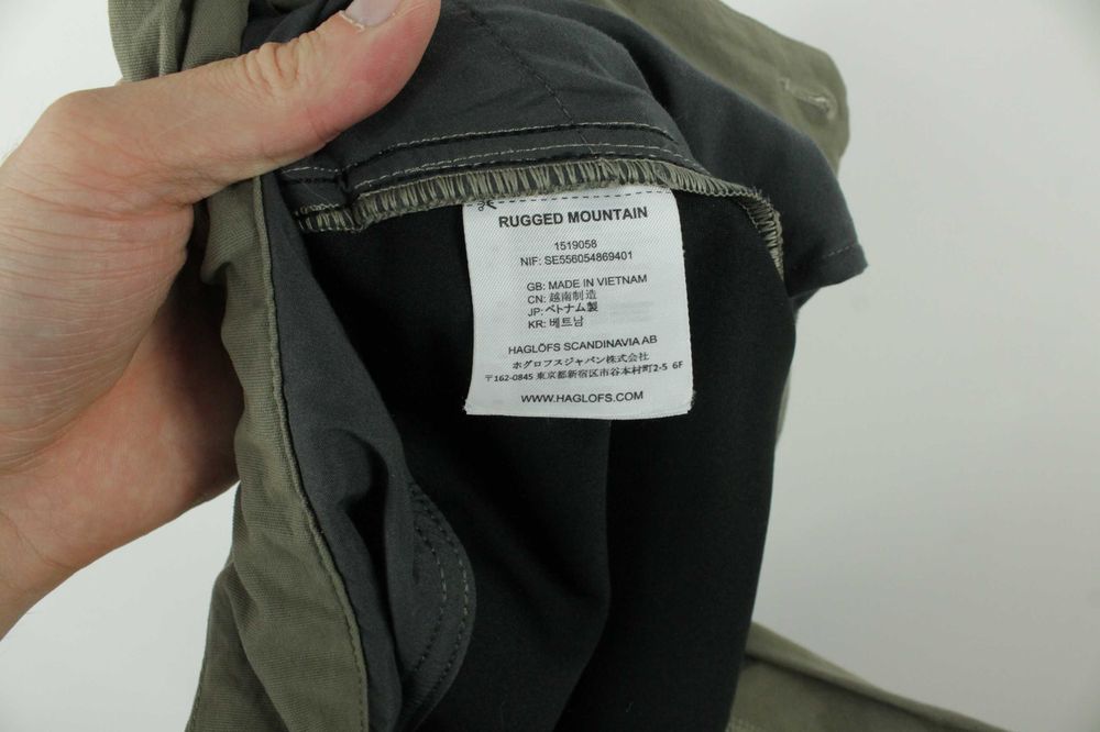 Міцні мембрані штани для трекінгу Haglofs Rugged Mountain Pants Розмір ХХЛ W38-40/L34