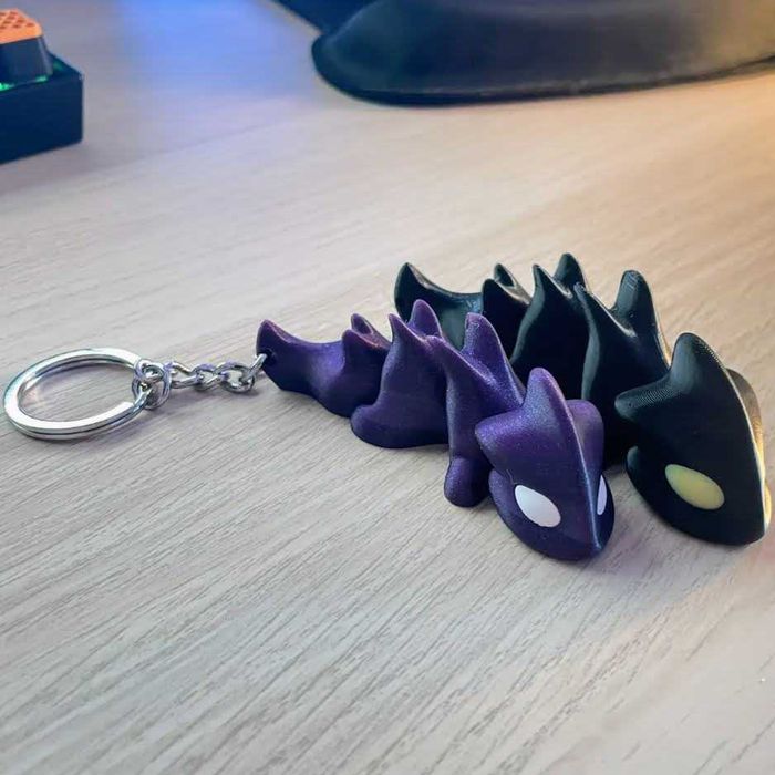 Porta Chaves Mini Dragão Articulado