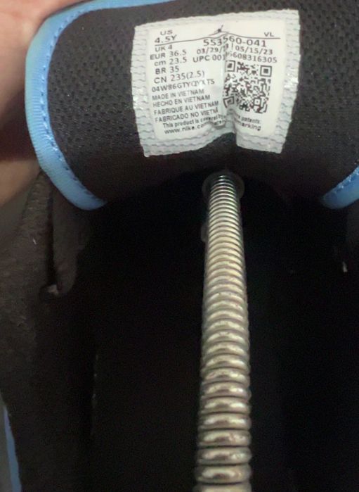 Air jordan azul
