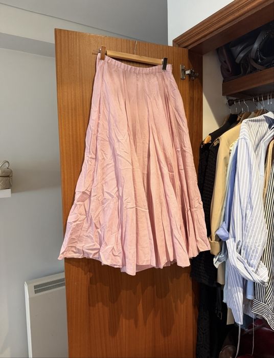 MaxiSkirt pink #zara