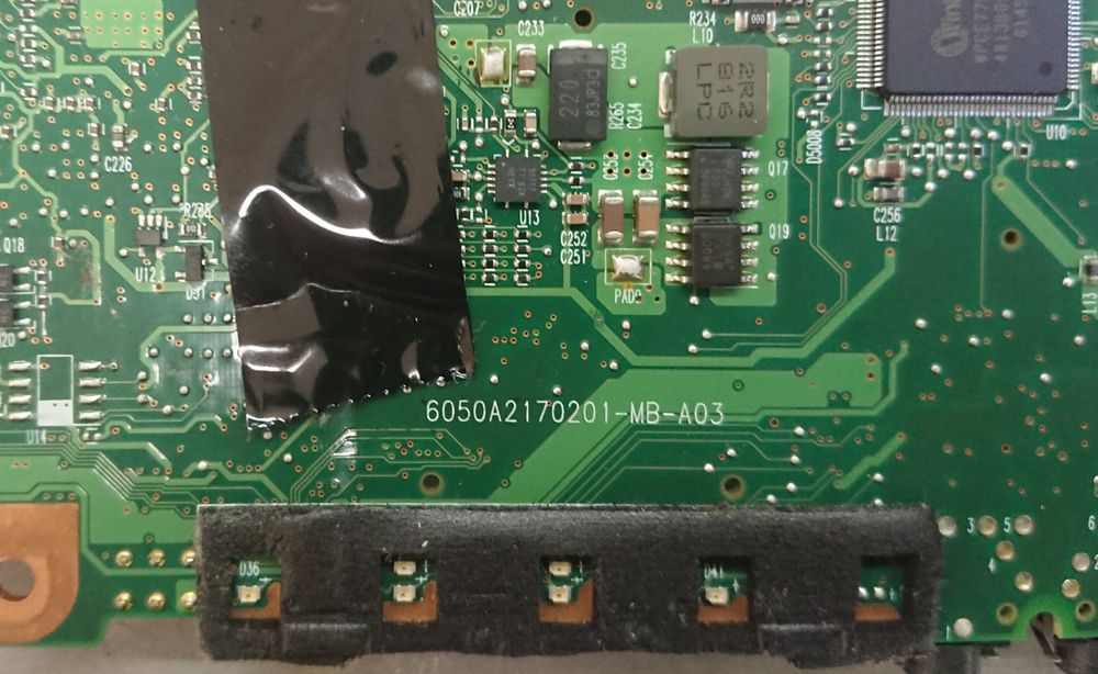 Материнская плата toshiba l300 l350 l355 6050a2170401-mb-a03. Рабочая!