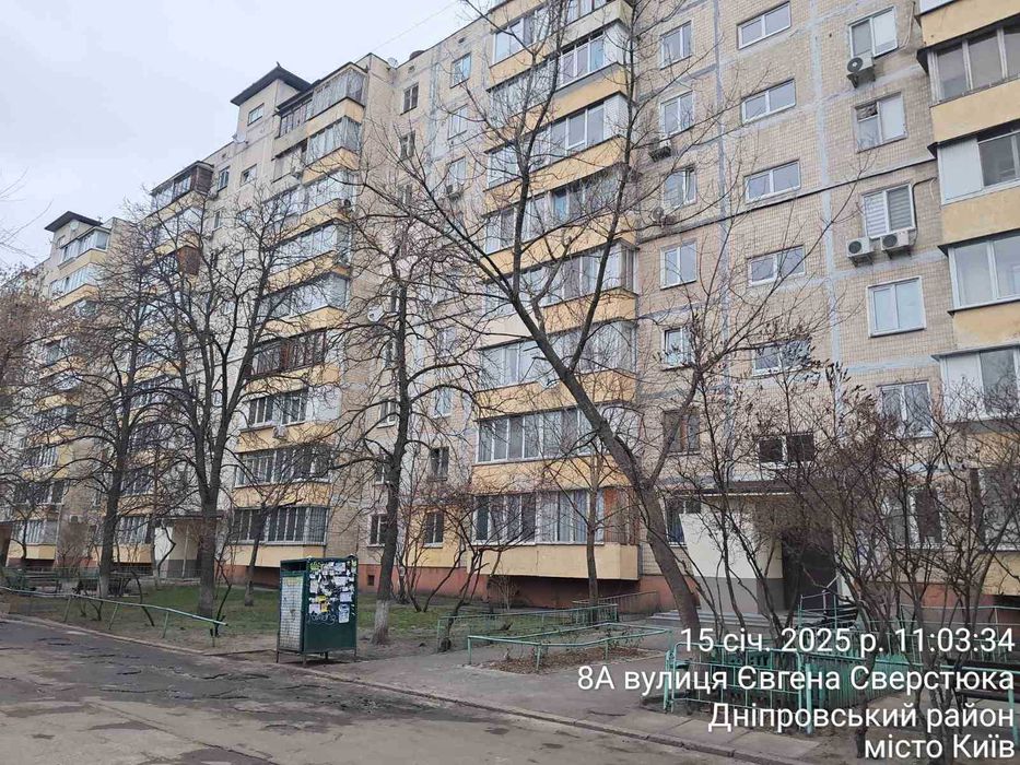 1-кім вул.Сверстюка Євгена, буд. 8а М"Лівобережна"-5хв.пішки Терміново