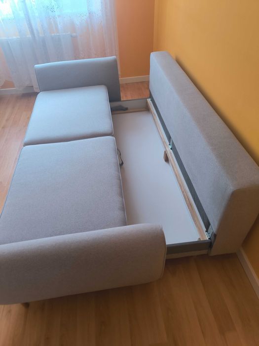 SOFA rozkładana szara
