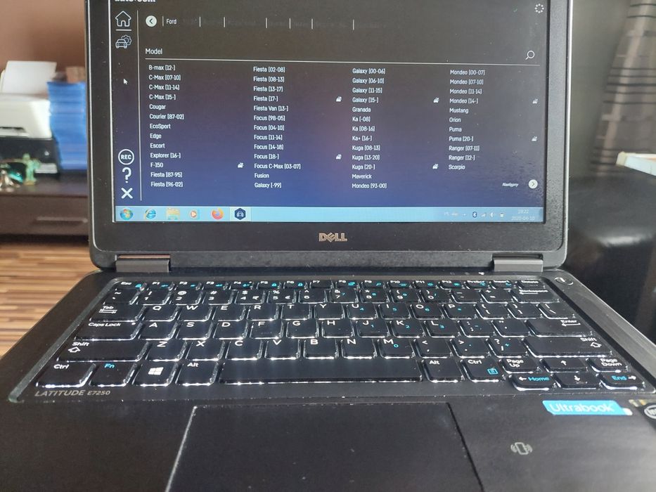 Laptop Dell latitude tester diagnostyczny