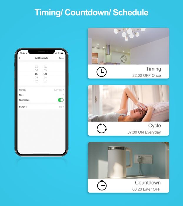 WiFi реле модуль 16А GIRIER / Aubess - с энергомониторингом !