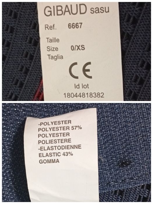 Пояс для поперекової підтримки GIBAUD Lombogib Double. Розмір XS.